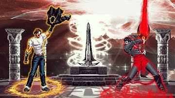 [KOF MUGEN] Dark Iori Vs Wicked Kyo