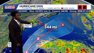 Hurricane Erin could bring high winds, rough surf to Mass. beaches