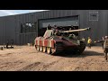 19 starting  turning and driving of the knigstiger  panther  stug 3 and marder