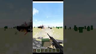 M2 Browning - MCHeli Content Pack Minecraft #shorts