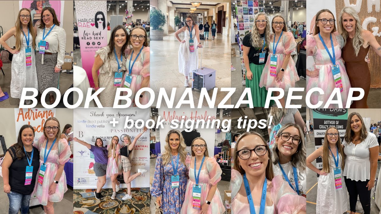 my BOOK BONANZA experience (first book conference) + book signing tips