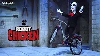 Robot Chicken | Robot Chicken Does Saw | Adult Swim UK 🇬🇧