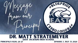 Principal's Message, July 31, 2026   HD 720p