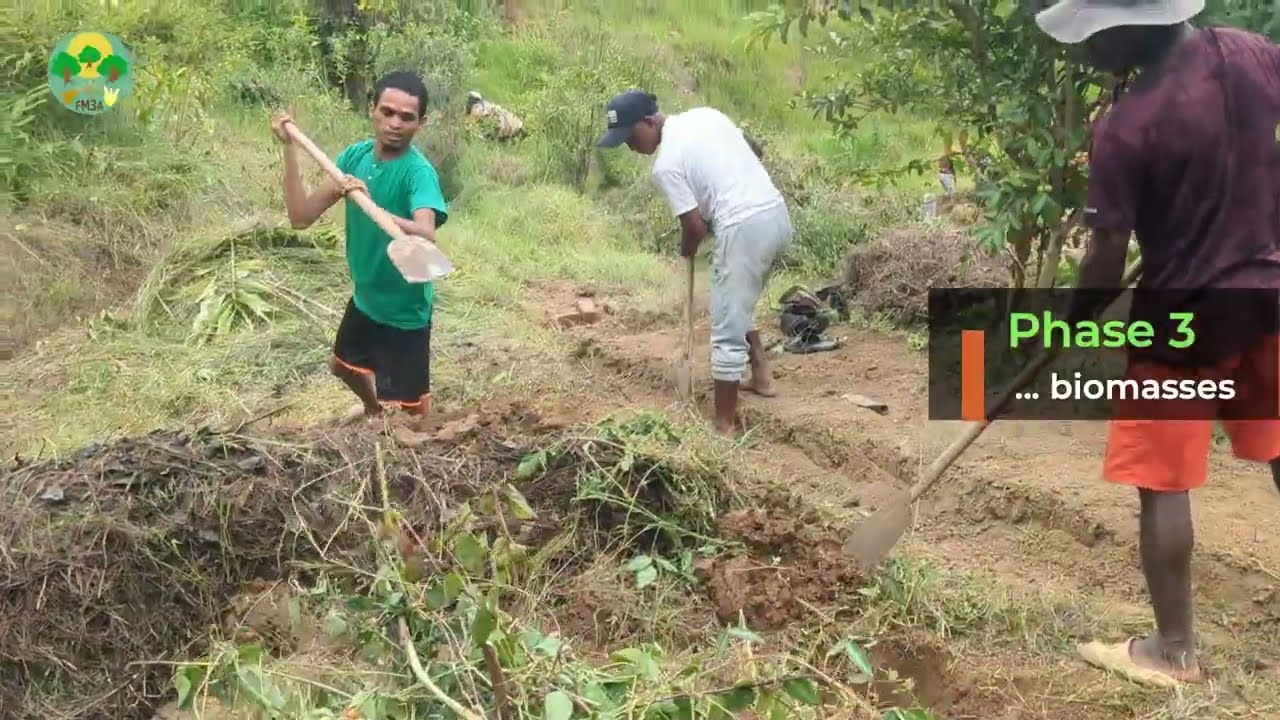 Chantier participatif de potager en permaculture à l'Ecovillage Talata Mahavariana