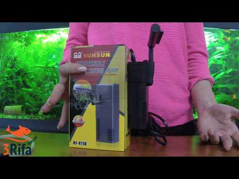 Фильтр для аквариума SunSun HJ-411B - лучший внутренний фильтр для аквариума до 50 л