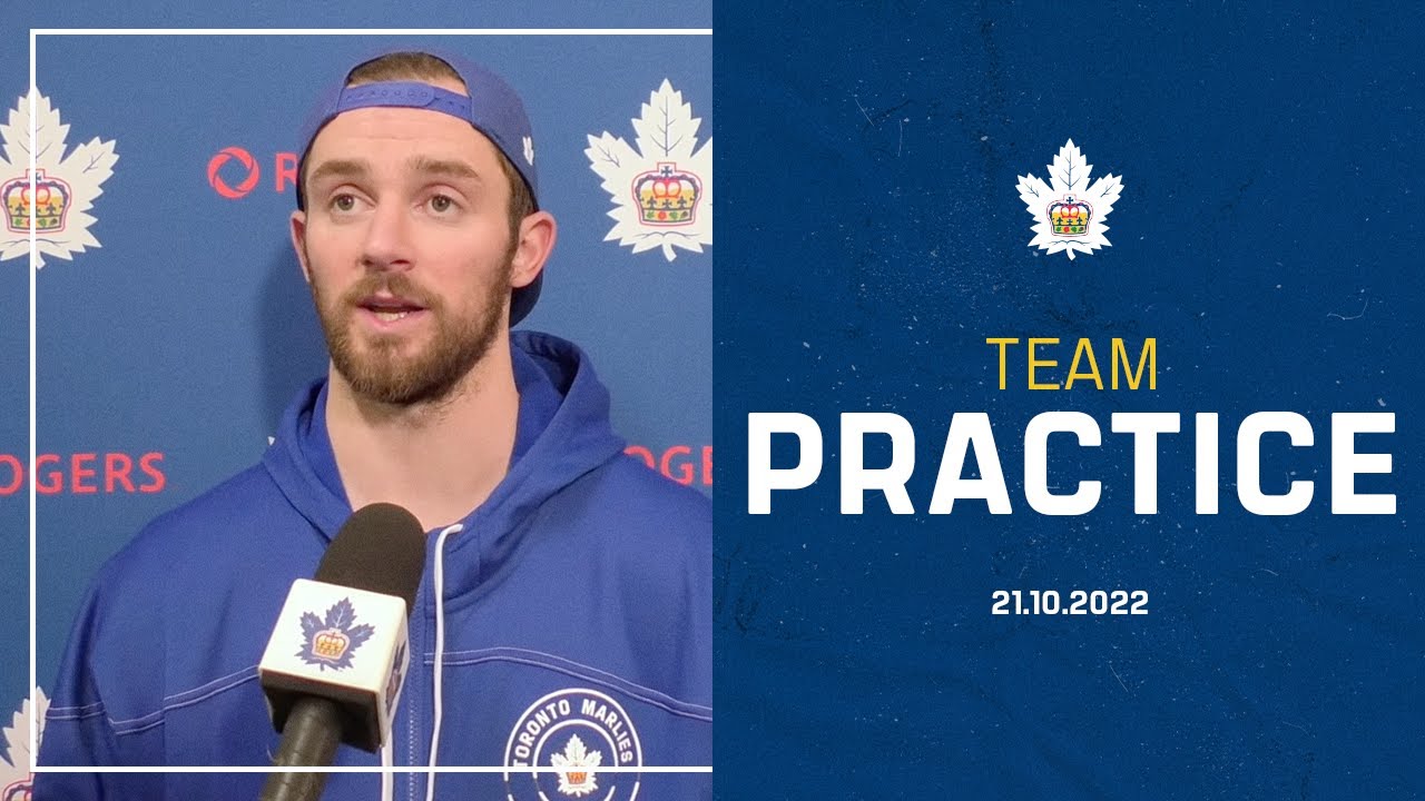 Toronto Marlies | Practice Media Availability | October 21, 2022