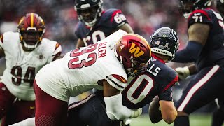 Instant analysis  Commanders' defense smothers Houston in 23 10 victory
