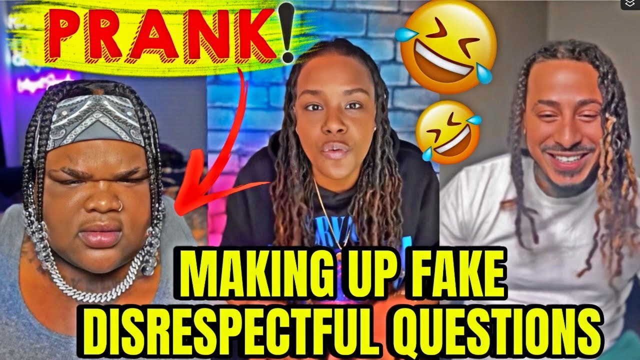 PART 2 Making up Disrespectful Questions Prank on @Getlitwitmoe ft @VonCrazyFamily 