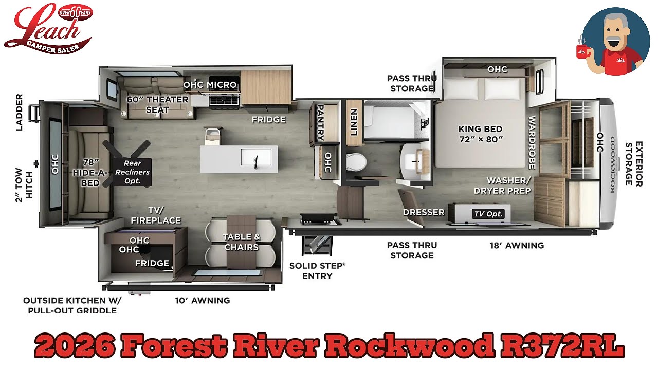 New 2026 Forest River RV Rockwood Signature 372RL Fifth Wheel at