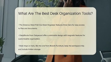 What Are The Best Desk Organization Tools? - BusinessGuide360.com