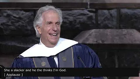 Henry Winkler's Graduation Speech at Georgetown University