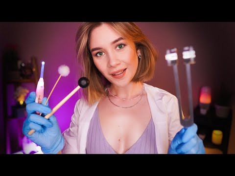 ❗️ АСМР МЕДОСМОТР ЛОР ВРАЧА 👩‍⚕ Чистка Ушей, Проверка Слуха asmr ear doctor