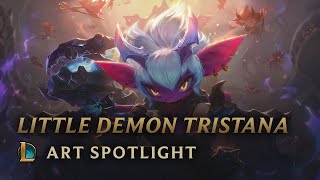 Little Demon Tristana: Art Spotlight | League of Legends