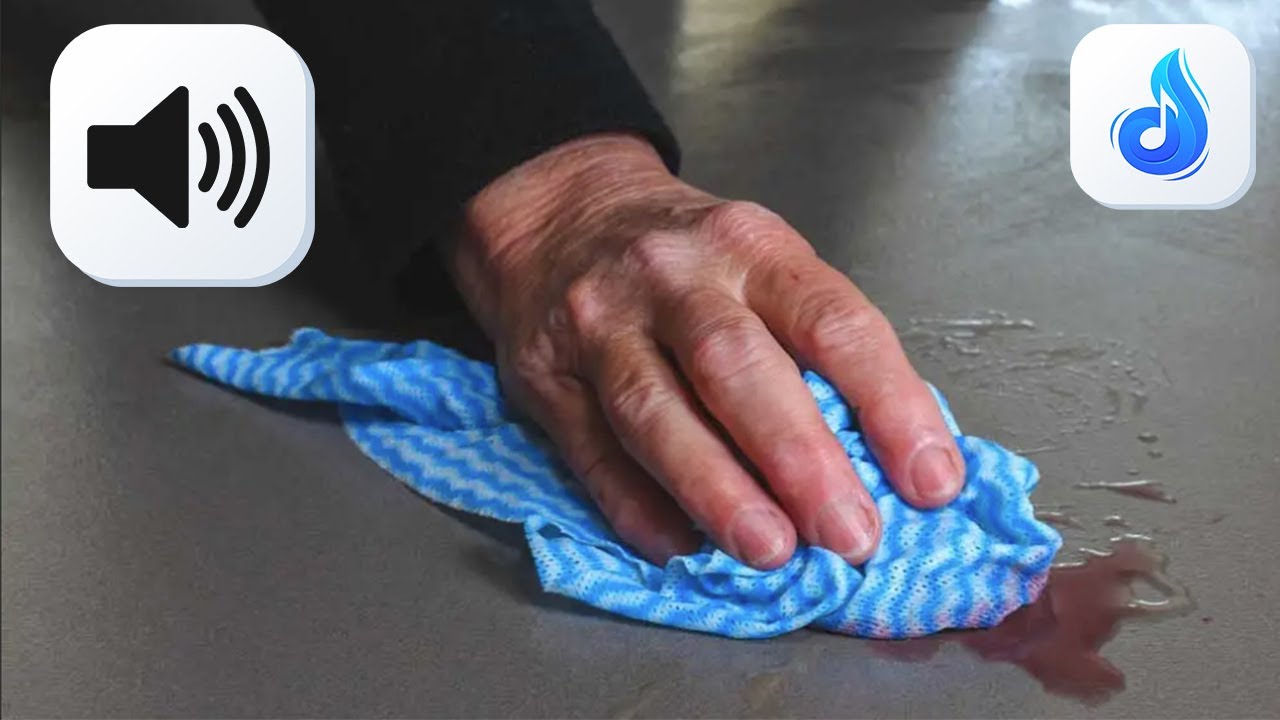 Rubbing/cleaning a spill or stain SOUND EFFECT YouTube