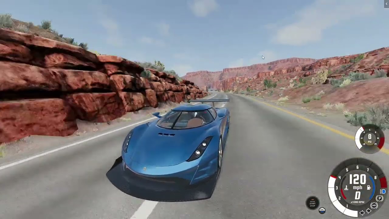 High Speed Highway Race Ends in a Brutal Crash! | BeamNG.drive