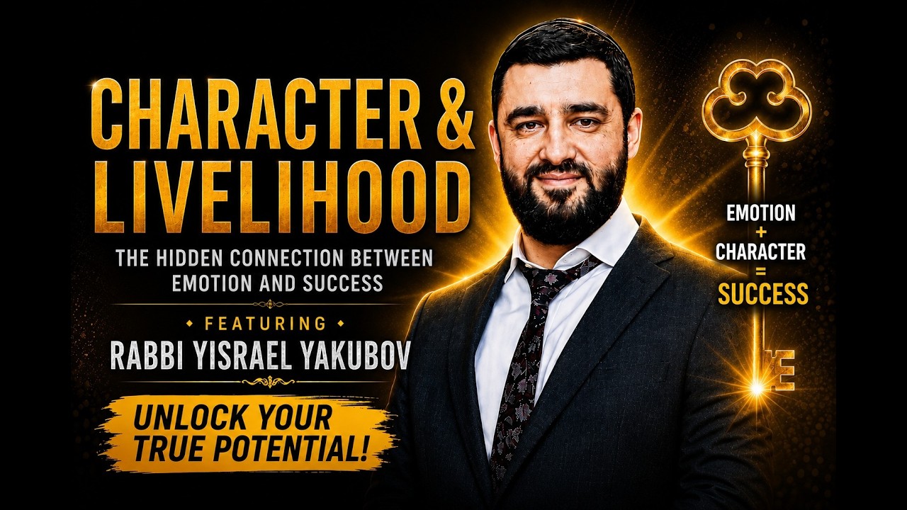 Rabbi Yisrael Yakubov - Character & Livelihood: The Hidden Connection Between Emotion & Success