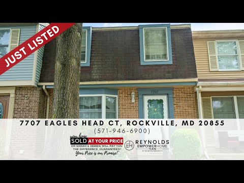 7707 Eagles Head Court, Rockville, MD home video tour