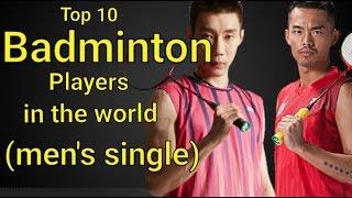 world's Top 10 badminton players (men's single)latest ranking