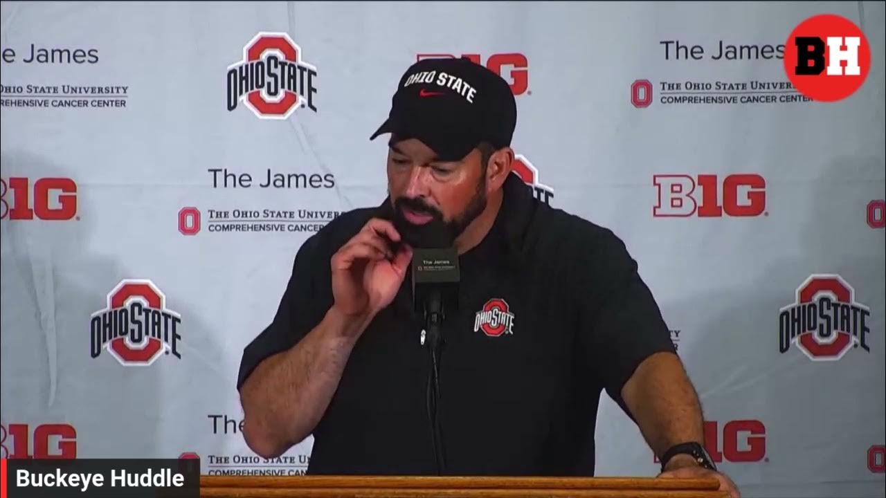 Ryan Day post game press conference Ohio State 35 Youngstown State 7 YouTube
