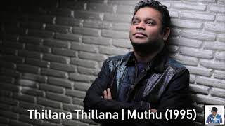Thillana Thillana | Muthu (1995) | A.R. Rahman [HD]