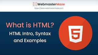 Html Introduction - Intro And Examples