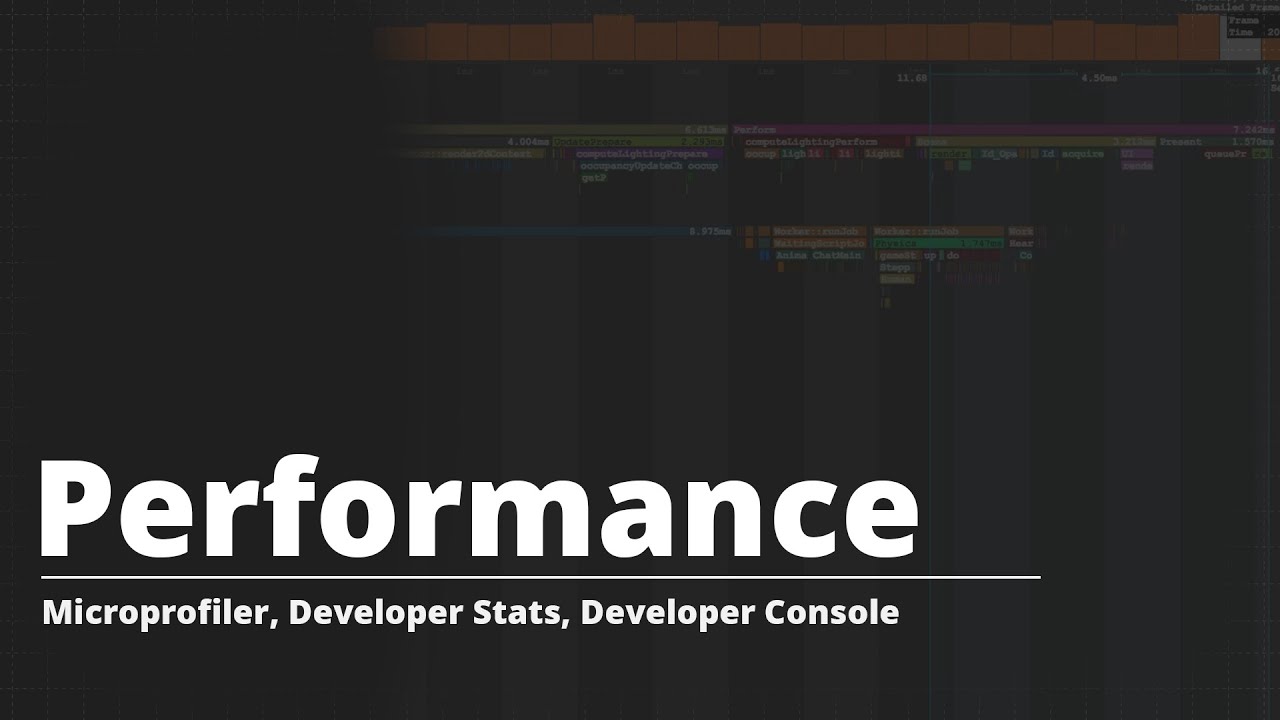 Roblox Performance Tutorial Microprofiler Developer Stats Developer Console Youtube - microprofiler roblox