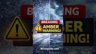 “Amber Warning Issued: Snow, Heavy Rain, Strong Winds & Flood Risk”