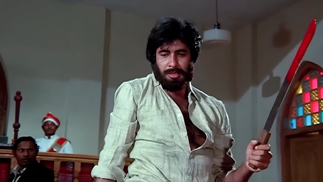 अमिताभ ने सबके सामने क्यों किया कोर्ट में खून | Andha Kanoon Climax Scene | जबरस्दत हिंदी मूवी सीन