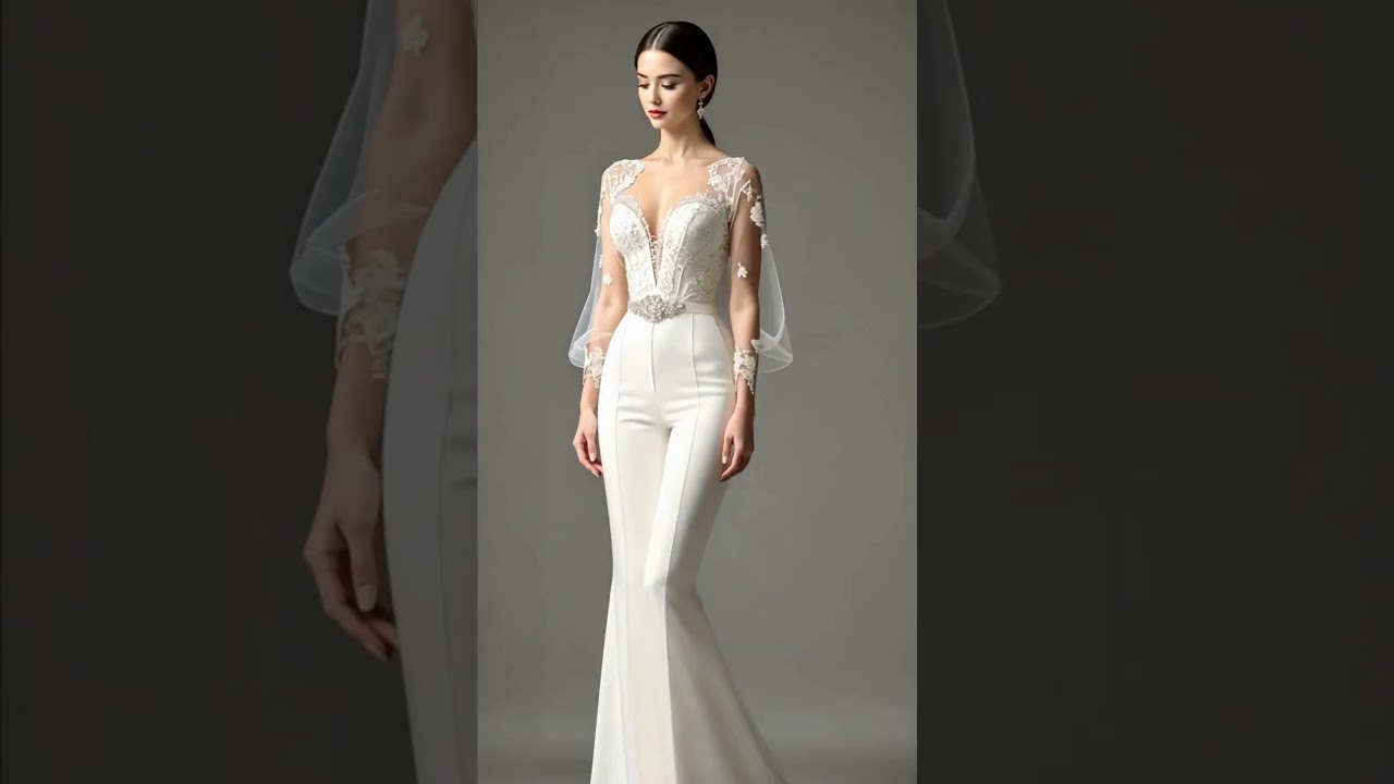 Modern Bridal Jumpsuit Ideas 🥰🥰🥰🥰 