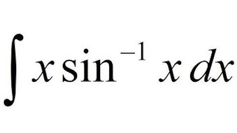 Integration of xsin-1 x dx | Integration of x sin inverse x dx | By Parts | Integration by Bablu Sir