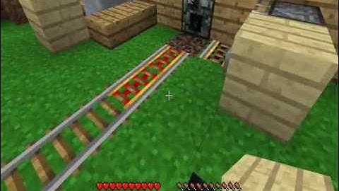 Minecraft Better Than Wolves Block Dispenser based minecart arrival / departure station v2