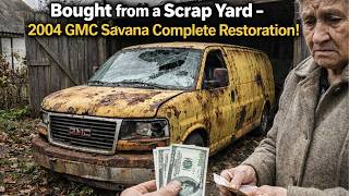 “Bought from a Scrap Yard – 2004 GMC Savana Complete Restoration!” color (Desert Sand)