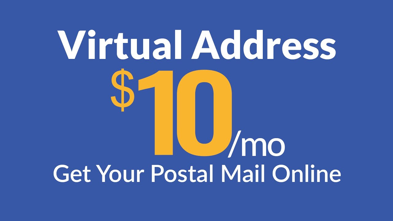 PostScan Mail Virtual Mailbox Address.. - YouTube