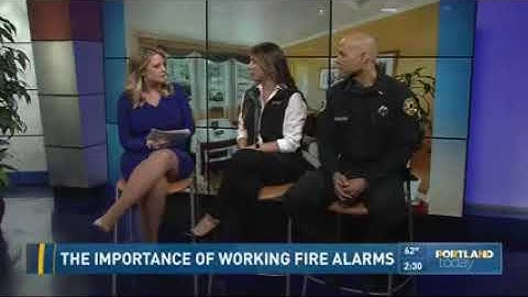 Red Cross volunteers are installing free smoke alarms