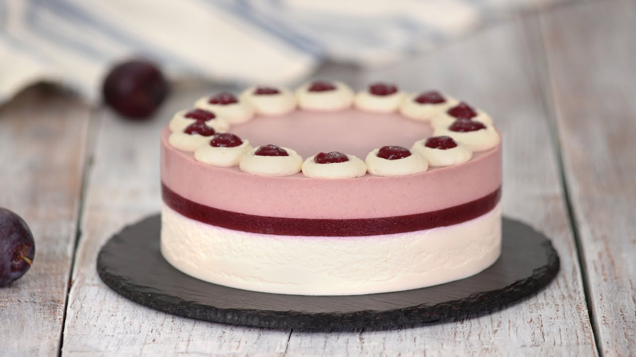 Муссовый Торт со Сливами