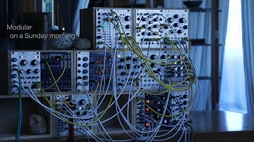 Eurorack + E.Guitar Loop Ambient / Nebulae Plaits Marbles Mob of Emus Ensemble Oscillator Rings