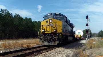 CSX Train W999 With CSX Locomotive 3209 At Prosperity SC On The CSX CN&L Subdivision.
