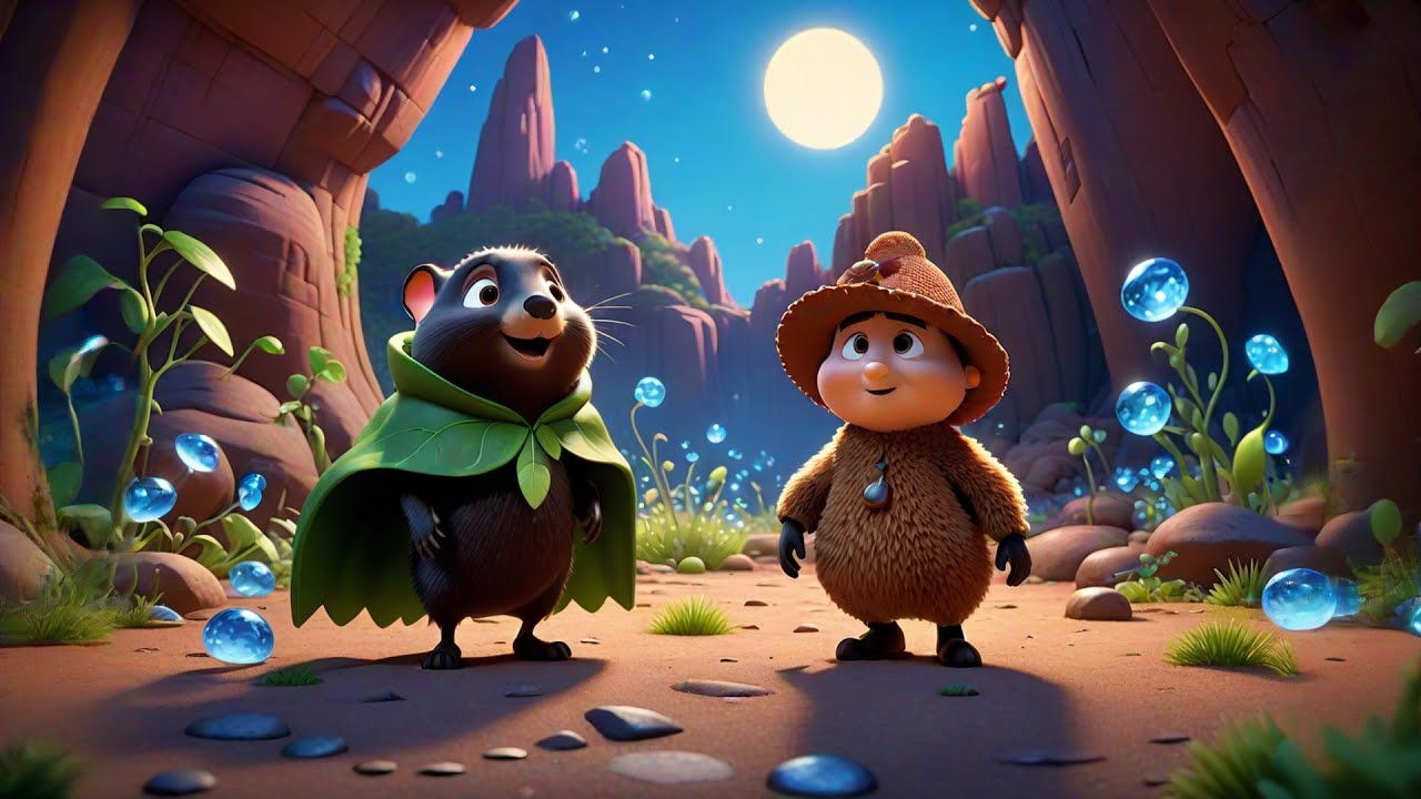 Two Tiny Moles Dig Down Below | Underground Adventure Song for Kids | Nursery Rhymes and Baby Songs