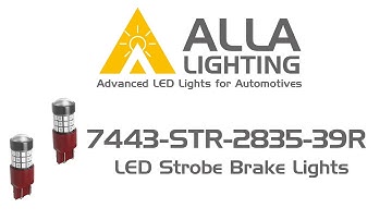 7440 7443 LED Strobe Brake Lights Bulbs Flashing Stop Review 7443LL