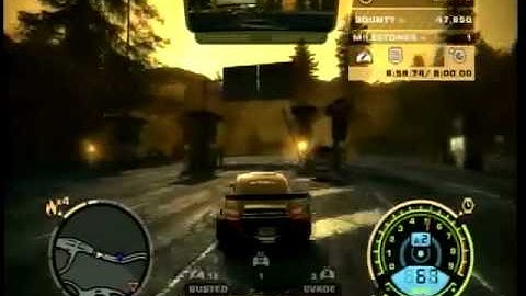 Need For Speed Most Wanted Cop Chase Part 2
