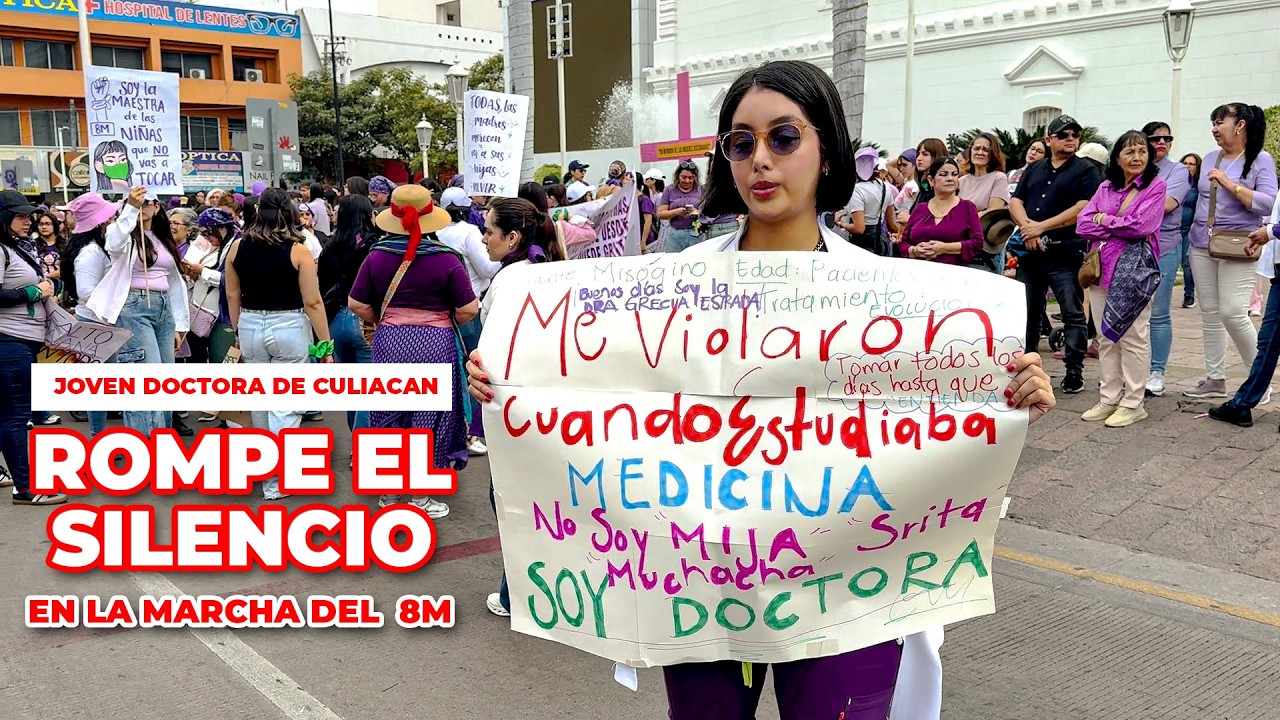 DOCTORA ROMPE EL SILENCIO EN EL 8M EN CULIACÁN