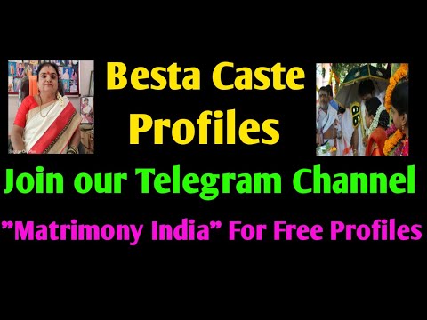 Besta Caste Profiles Brides & Bridegrooms| Join Telegram Channel 'Matrimony India' | 8125126333