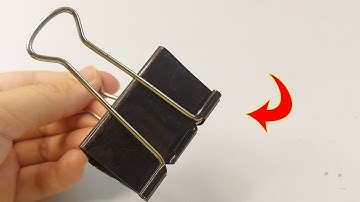 4 Amazing Hacks With Binder Clip That Are Really Useful | TH Kreativ