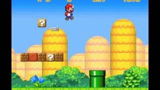 New Retro Mario Bros - New Retro Mario Bros World 1-1 (SNES / Super Nintendo) - User video