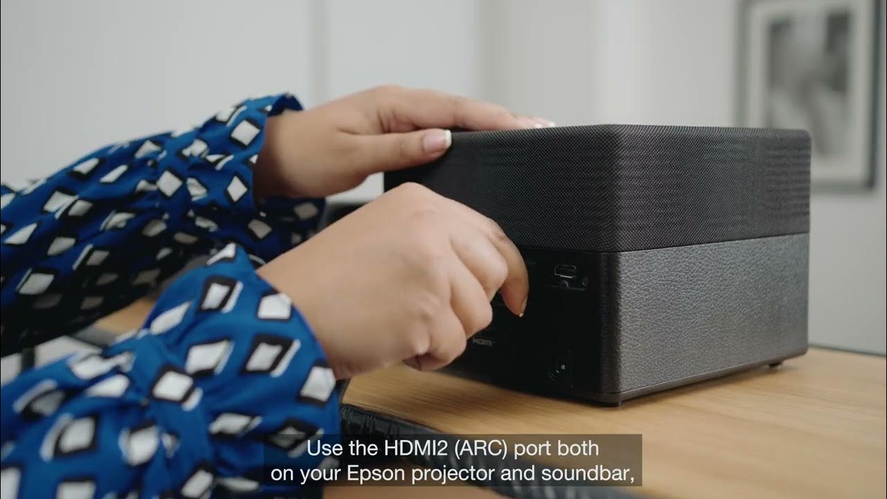 How to connect a soundbar to an Epson projector YouTube