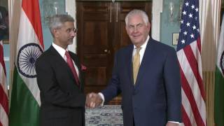 Secretary Tillerson Meets with Indian Foreign Secretary Jaishankar