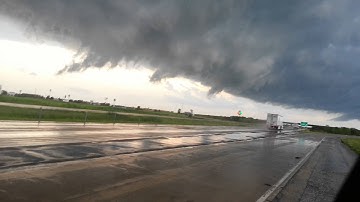 Dwight Illinois Scud Clouds Video 2