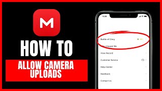 How to allow camera uploads on Mega