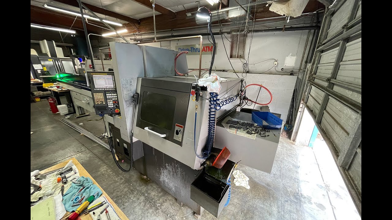 Tsugami SS20 CNC Swiss Lathe - MC# 604638 - YouTube