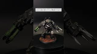 even in death, I still serve. Raven Guard contemptor